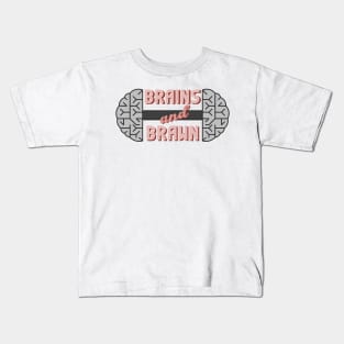 Brains And Brawn Kids T-Shirt